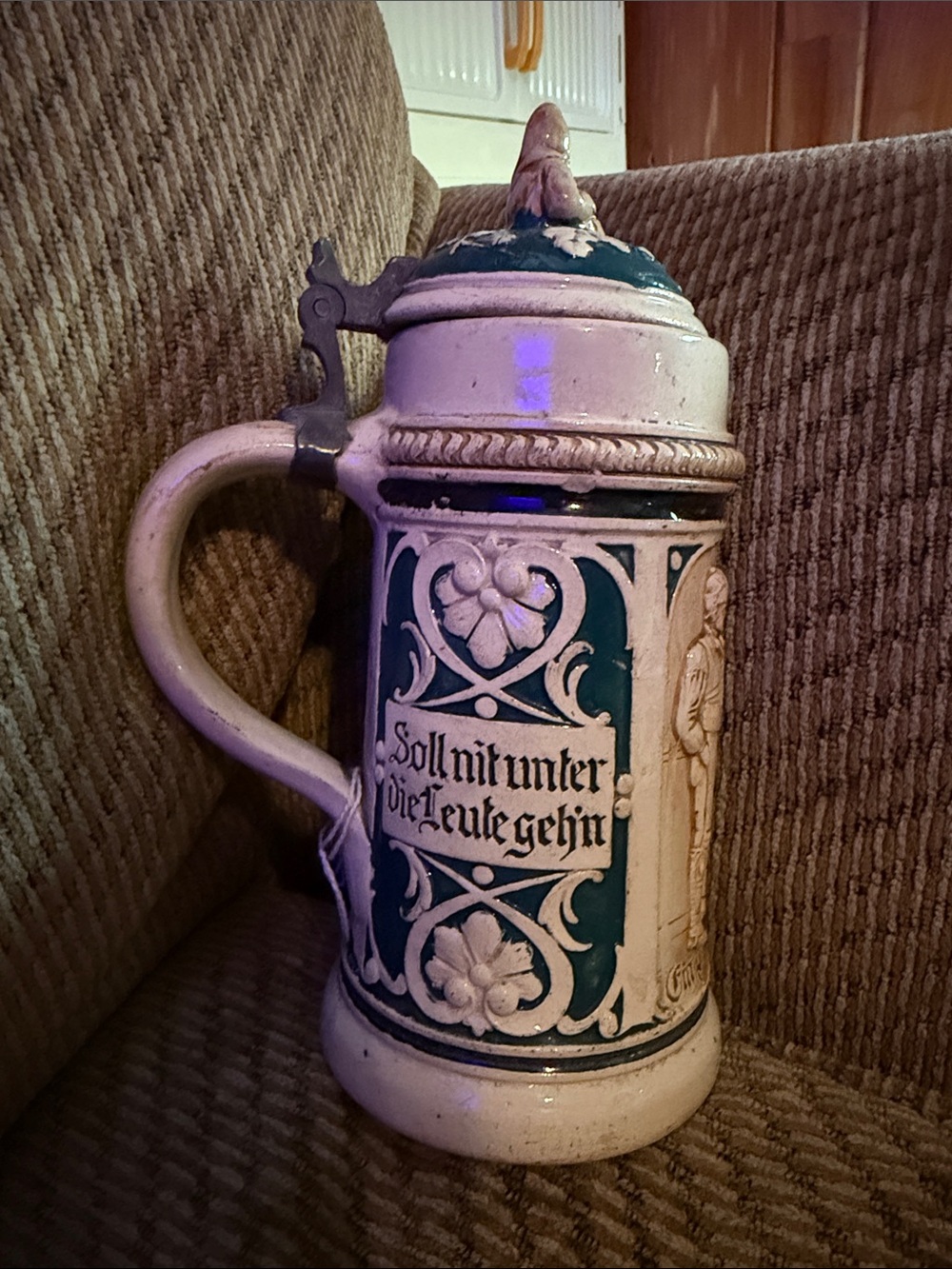Vintage ceramic beer Stein